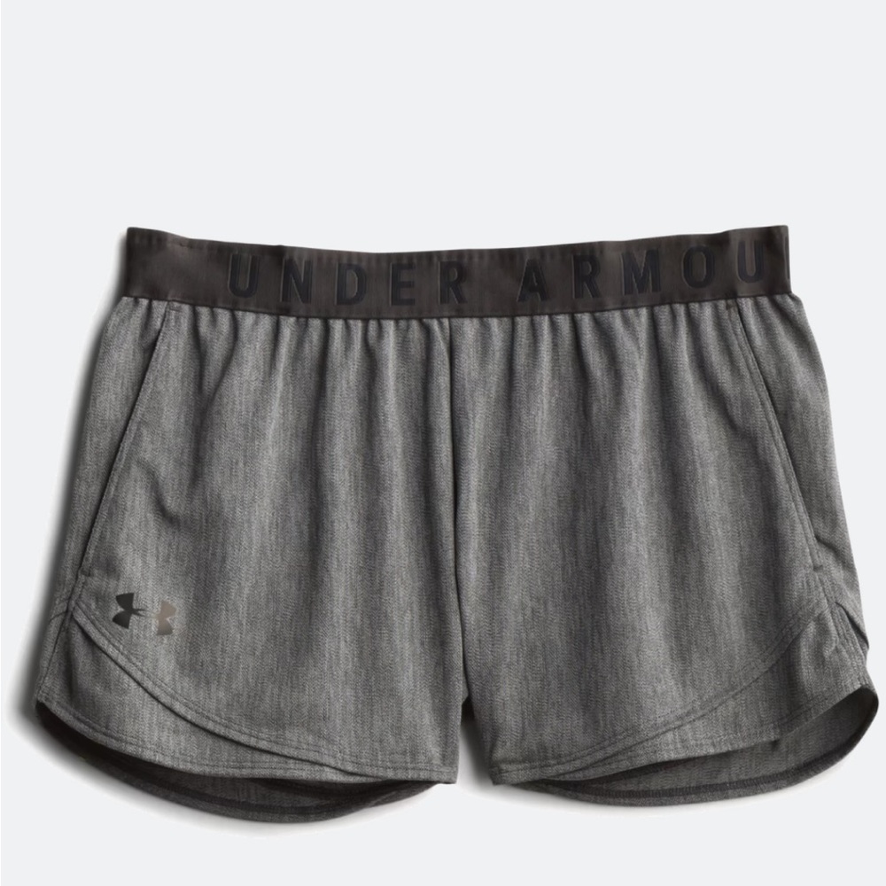 Under Armour Women’s HeatGear Running Shorts Size Large Dark Gray